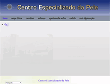 Tablet Screenshot of centropele.com.br